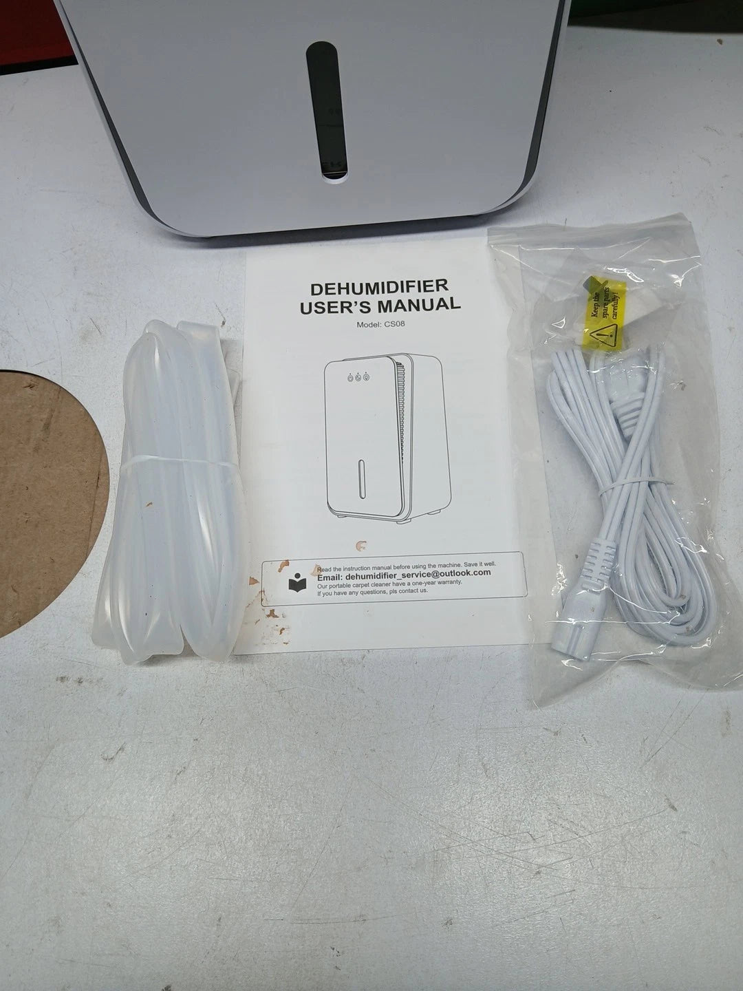 Dehumidifier 2.5 L capacity NEW in box Dual Core 7 color night Light