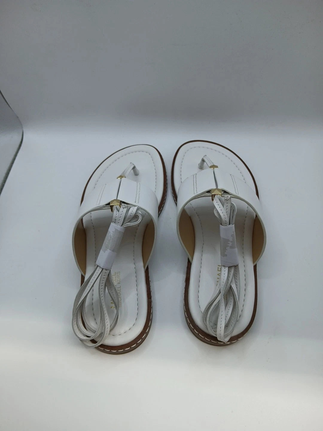 Michael Kors Marlon leather Optic White Womens size 5m