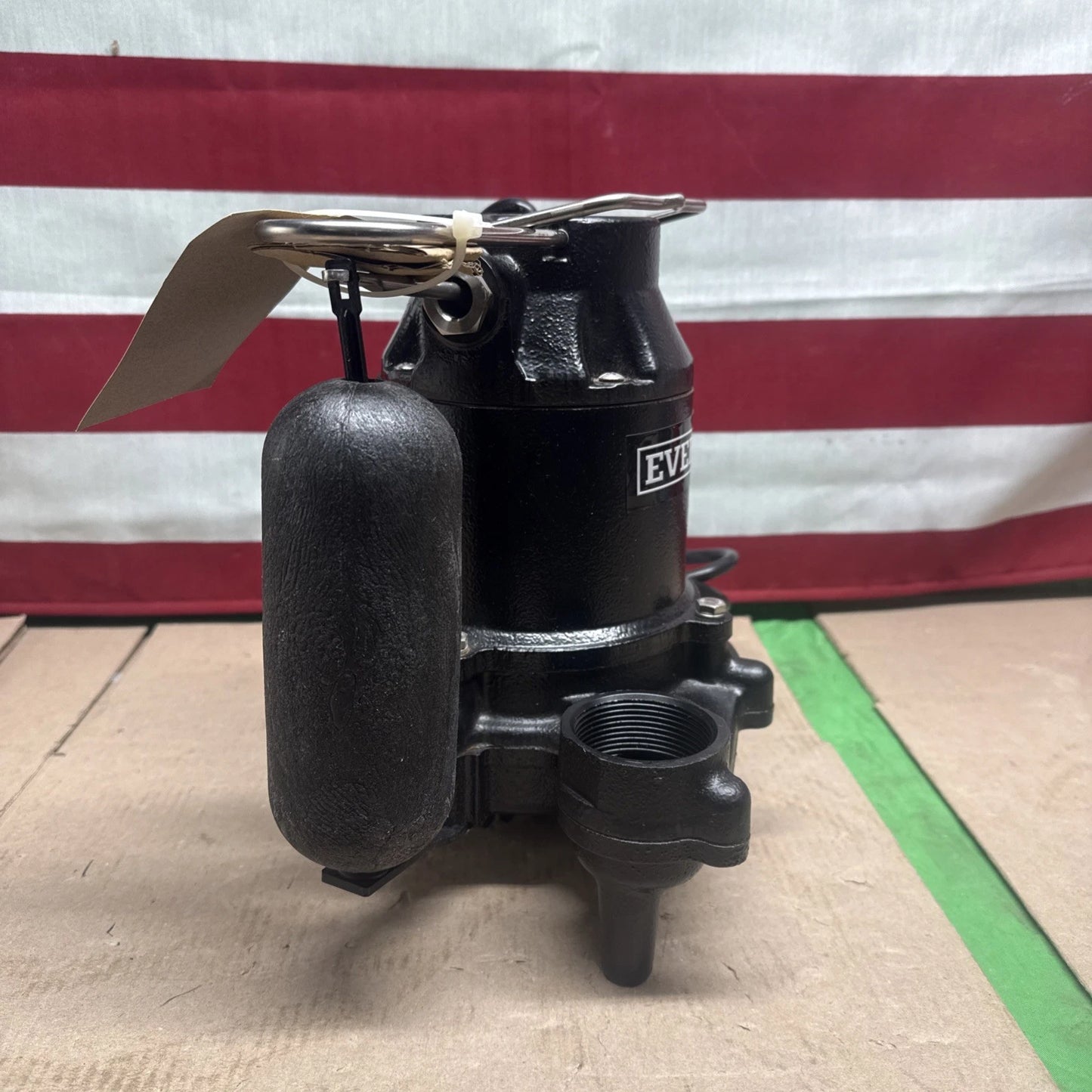 Everbilt 1/2 HP Cast Iron Sump Pump Model # HDS50 OPEN BOX.