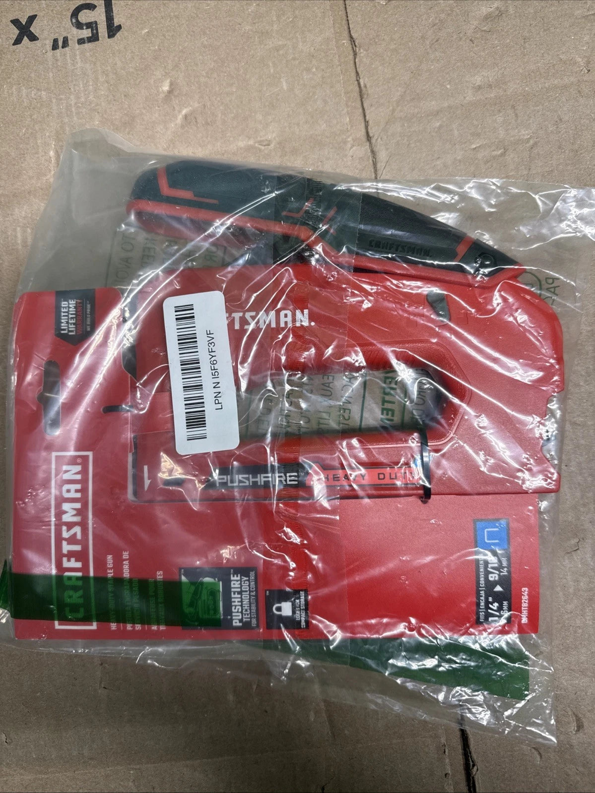 CRAFTSMAN Heavy Duty Reverse Squeeze Stapler (CMHT82643) Red