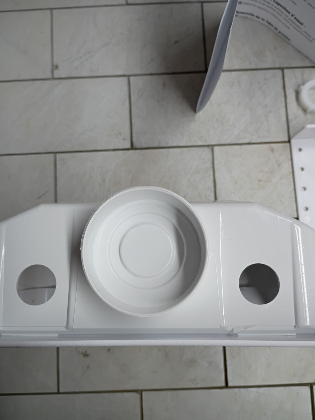 Oatey Centro Washing Machine Outlet Box Face Plate Brackets Fittings 38120 White