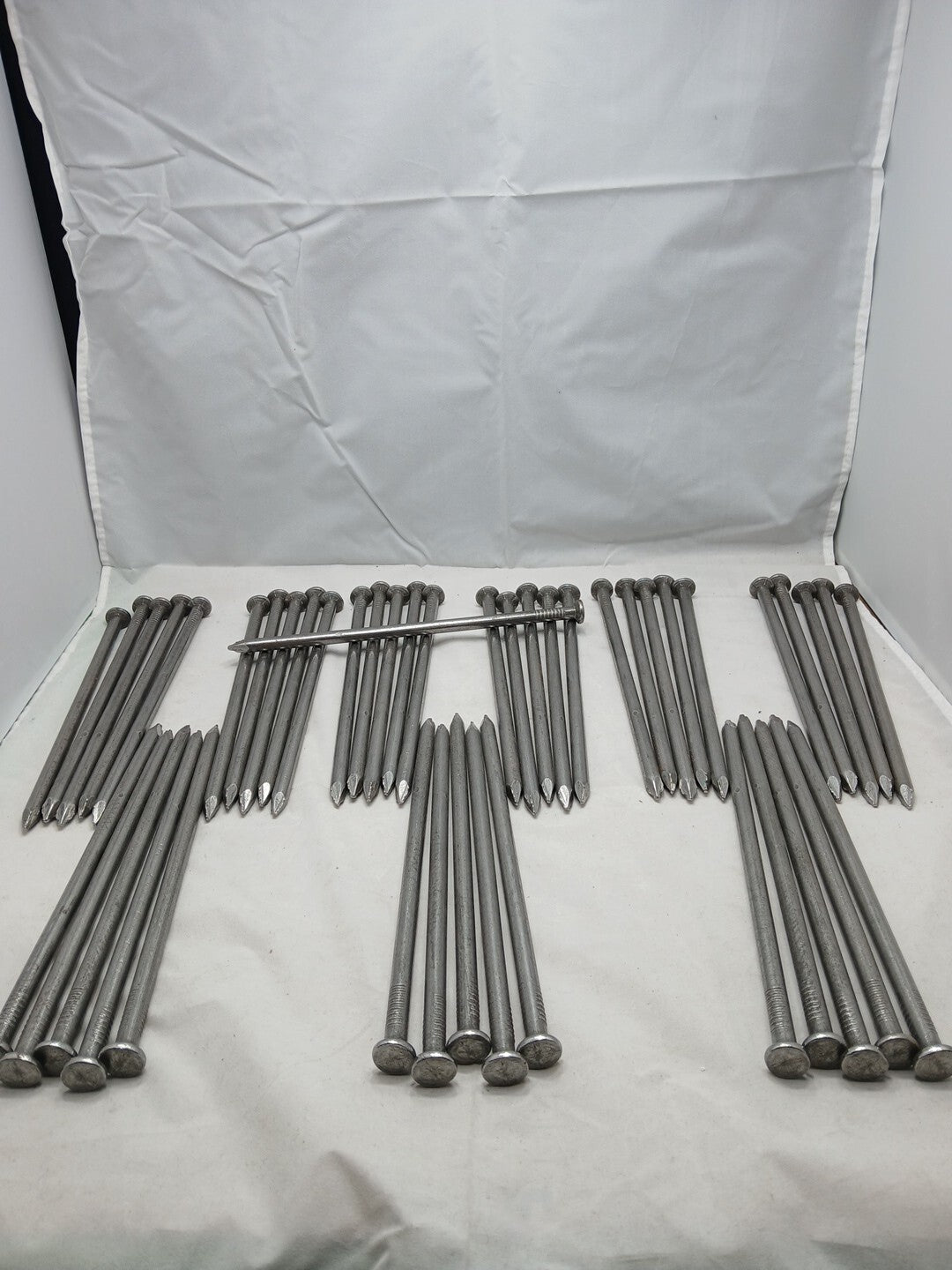 10-Inch Steel Anchoring Spikes, 45 Pack