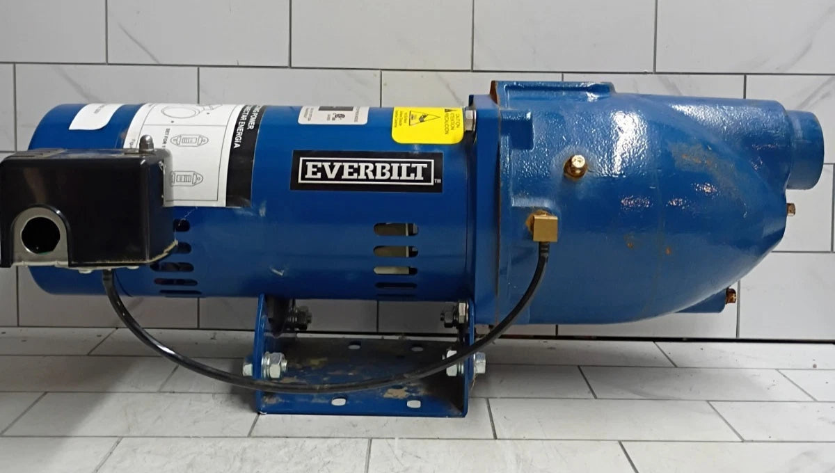 Everbilt 3/4 HP Cast Iron Shallow Well Jet Pump HDSWJ7 as is, For Parts