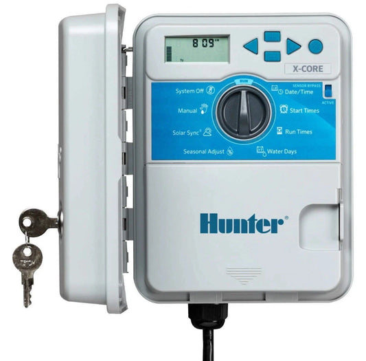 Hunter X Core Smart Irrigation Controller Compatible with ROAM Remote 4 Stations