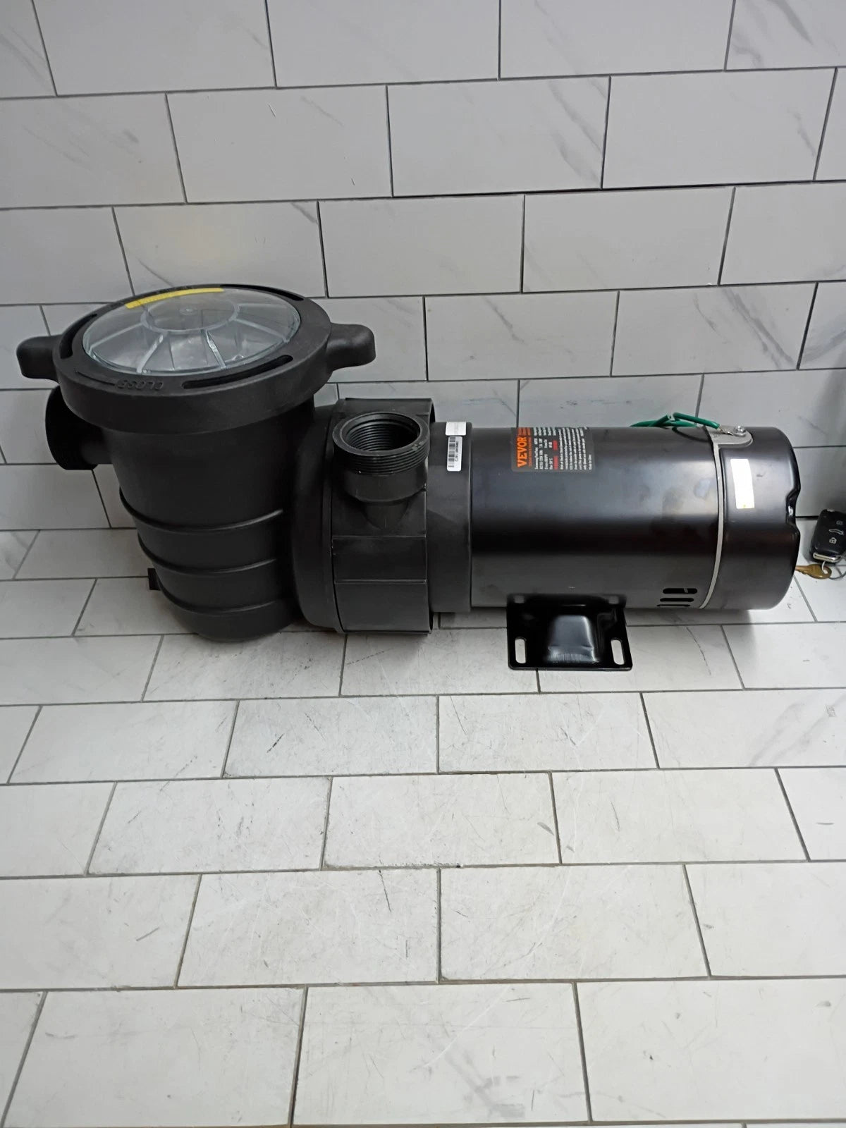 Above Ground Pool Pump 1HP 80 GPM Max Flow Single Speed Swimming Pool Pump 115v