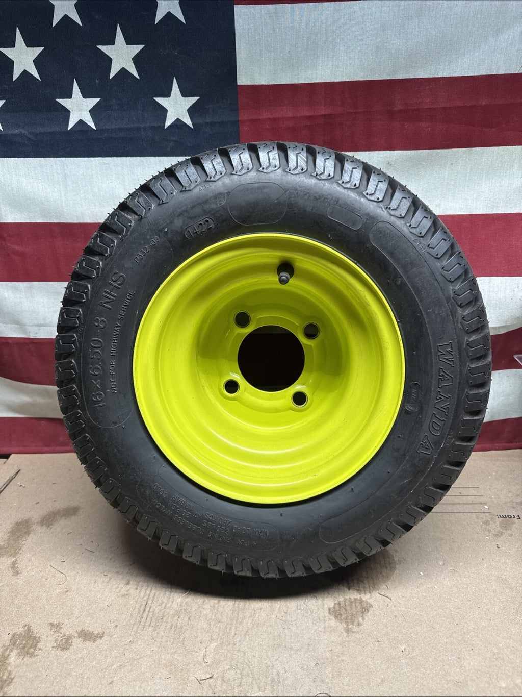Rear Wheel And Tire For Ryobi Z30Li 80V  Zero Turn Lawn Mower