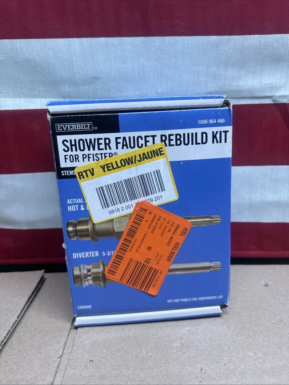 Everbilt 3-Handle Shower Valve Rebuild Kit for Pfister Tub/Shower
