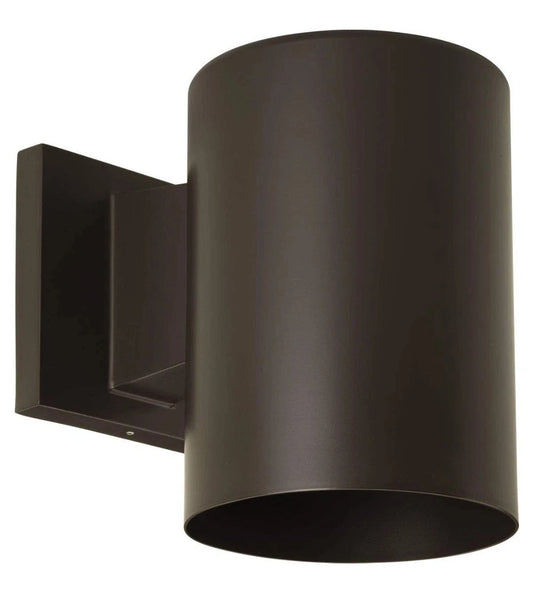 Antique Bronze 5 Inch Cylinder Outdoor Light Modern Wall Sconce for Patio