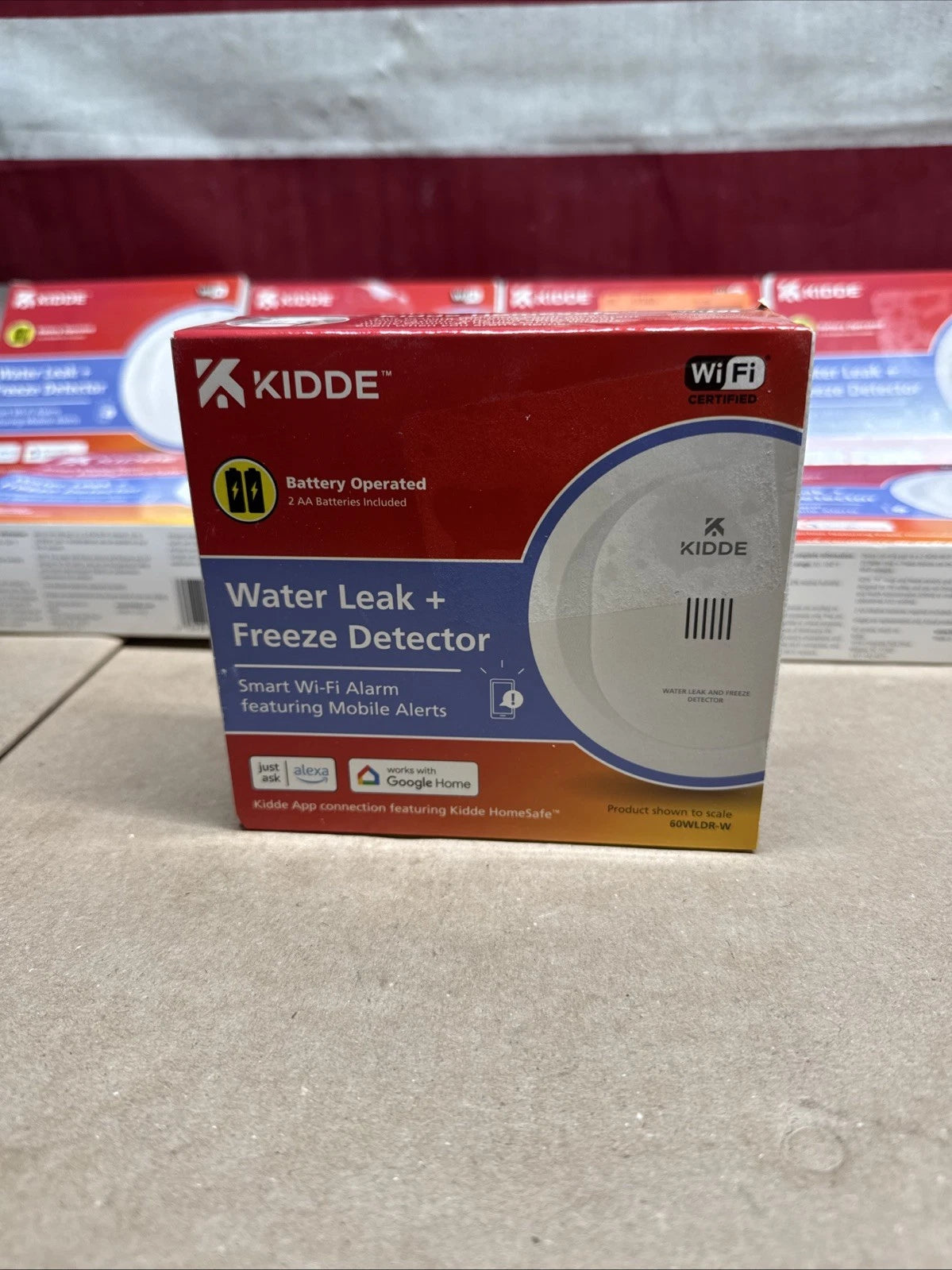 7PK New Kidde Smart Water Leak and Freeze Detector WiFi Alexa Google 60WLDR-W