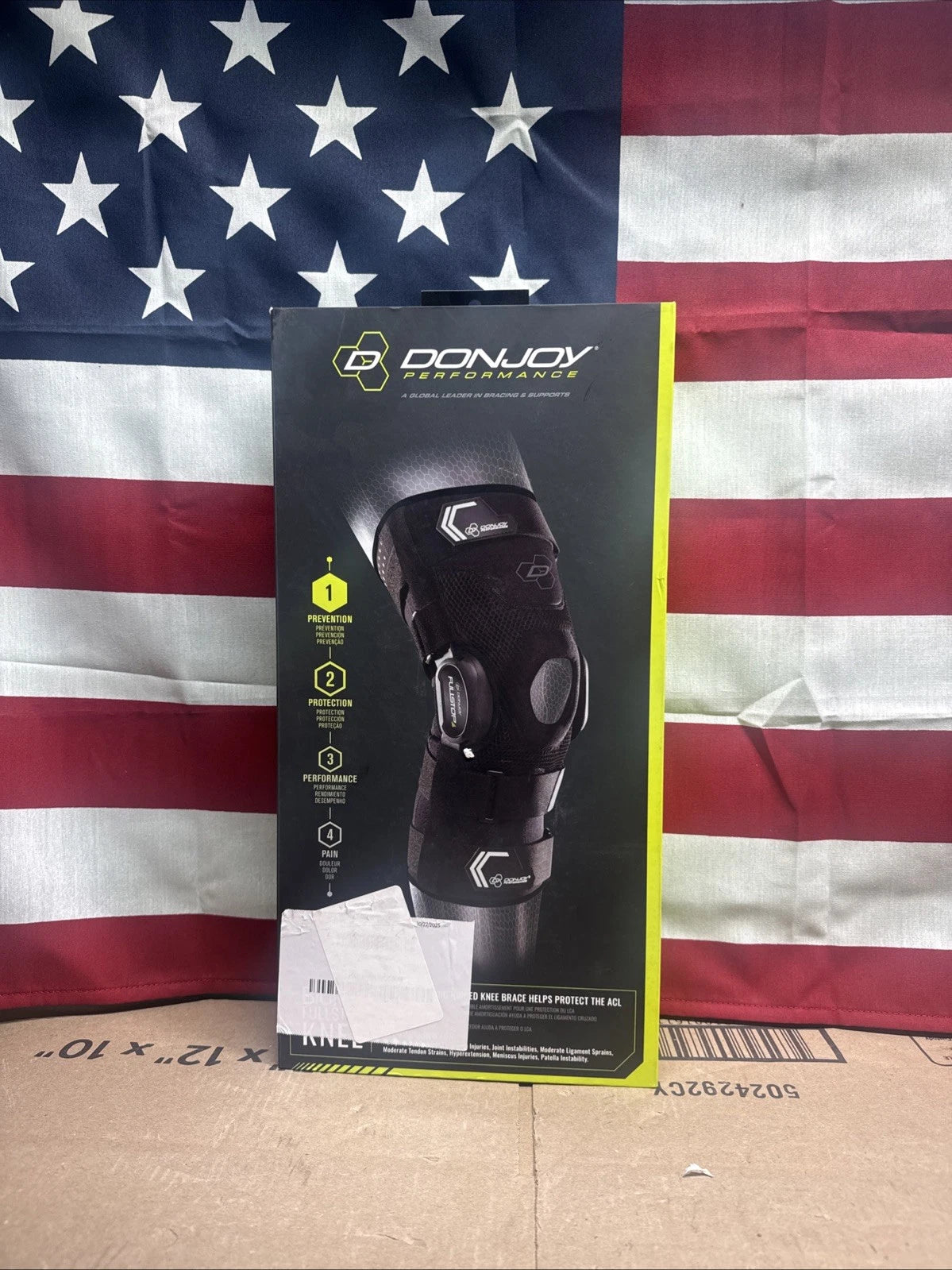 DonJoy Performance Bionic Fullstop Knee Brace (Black/Extra Large)
