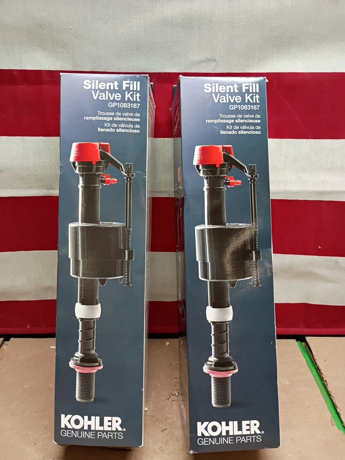 2 Pks Kohler Silent Fill Toilet Valve Kit | Kohler Plastic Class Parts