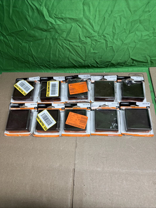 (LOT OF 10) Everbilt Square Smooth Floor Protector Rubber Brown 3 1003 543 580