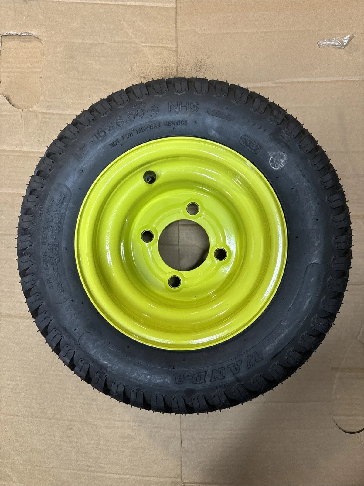 Rear Wheel And Tire For Ryobi Z30Li 80V Zero Turn Lawn Mower NEW