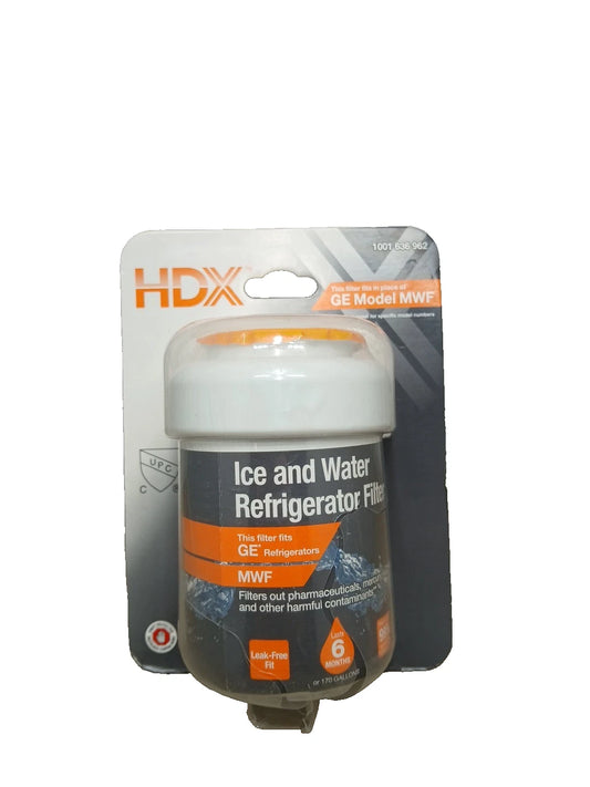 HDX HDX1PKDS0 Refrigerator Water Filter for GE Appliances