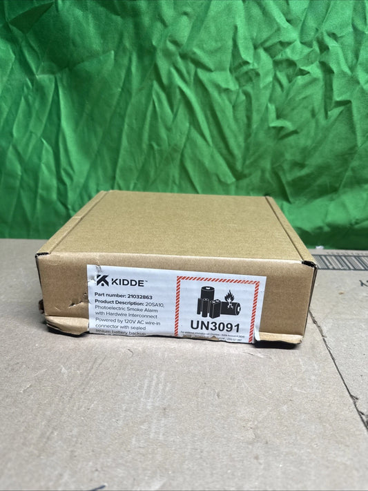 Kidde 20SA10 Hardwired Smoke Detector, 10-Year Battery, Interconnectable