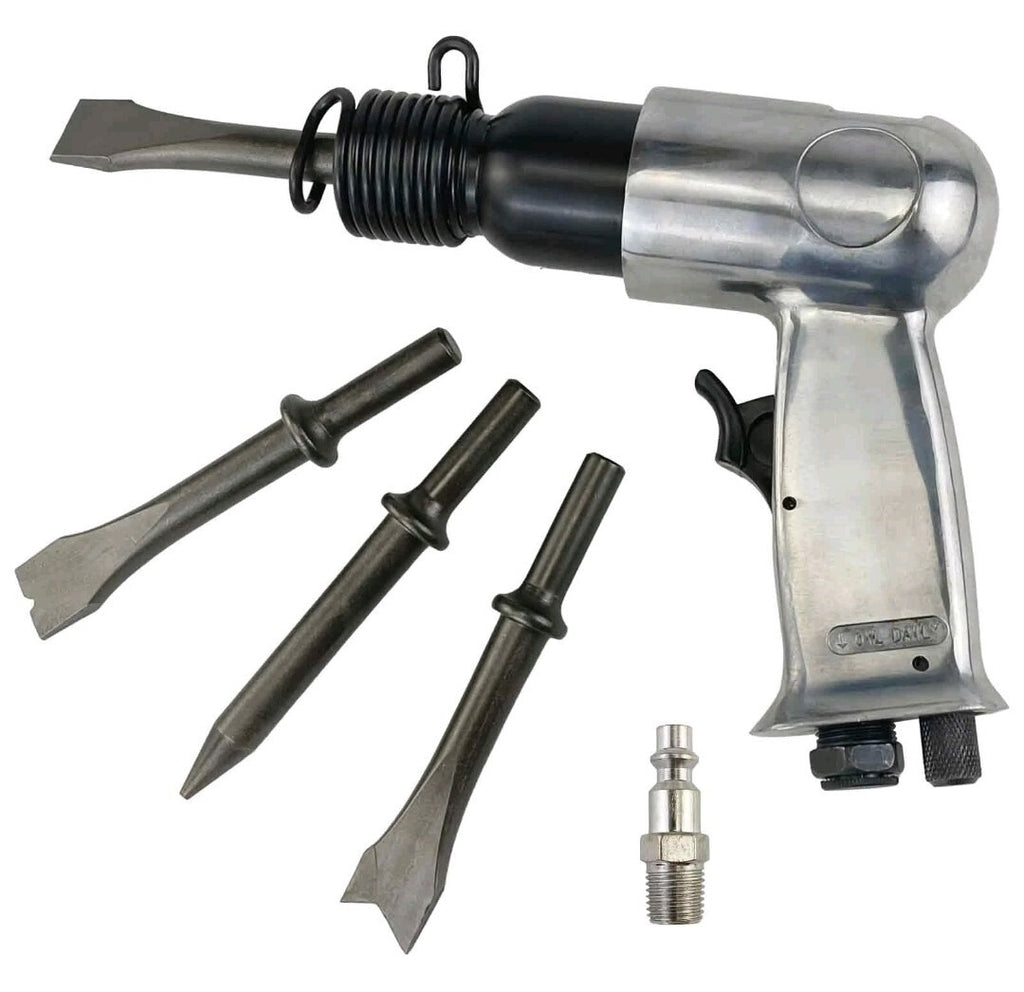 150mm air hammer kit 4-chisels 4500 BPM pneumatic hammer shovel tool