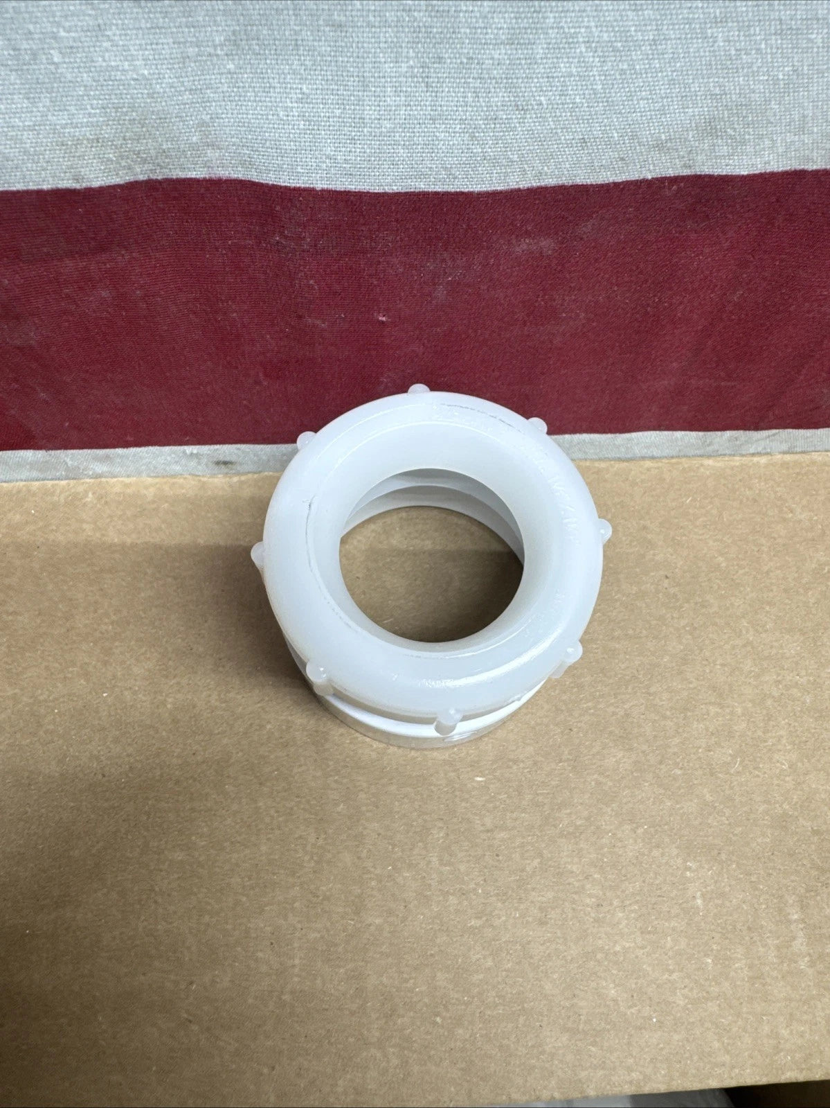 50-PK 1-1/2" x 1-1/4" PVC DWV Female Trap Adapter w/ Nut Socket x Tubular Slip
