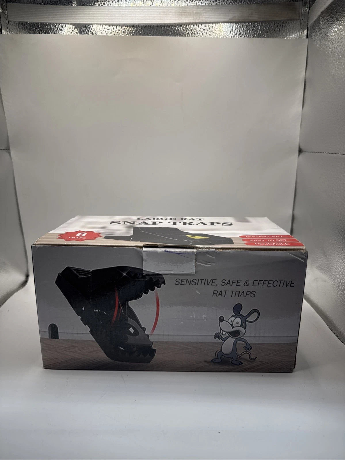 Feeke Rat Trap, Large Mouse Traps, Mouse Traps Indoor for Home, Instant Kill