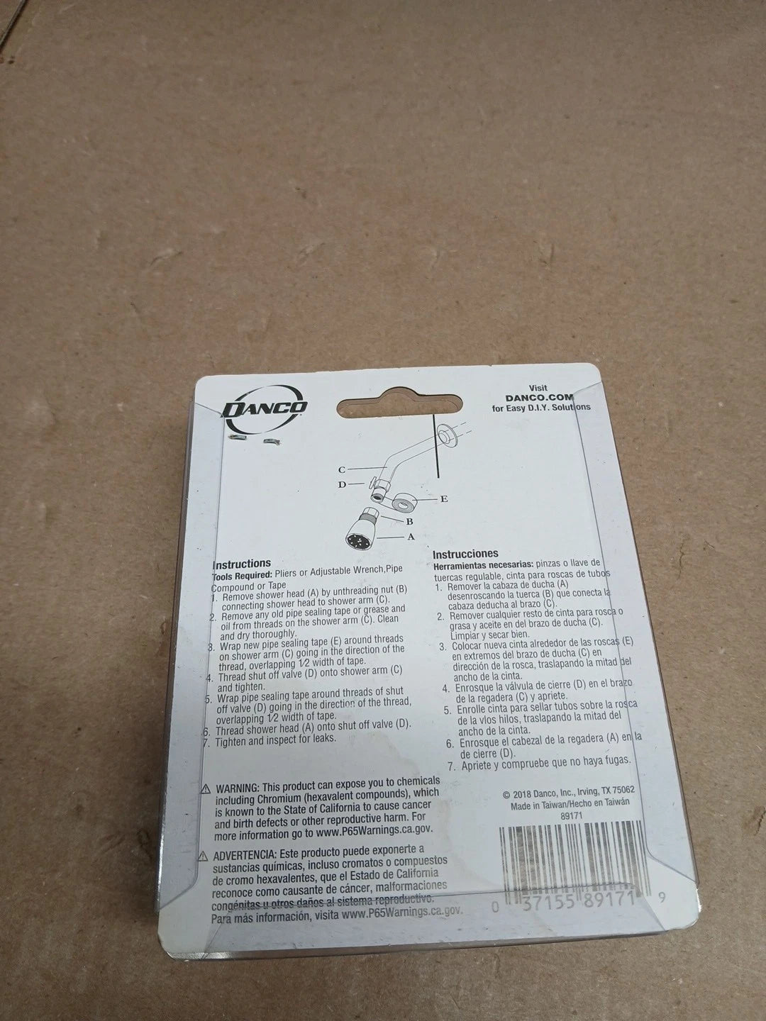 Lot Of 3 DANCO 1/2 in. FIP x 1/2 in. MIP Shut Off Valve