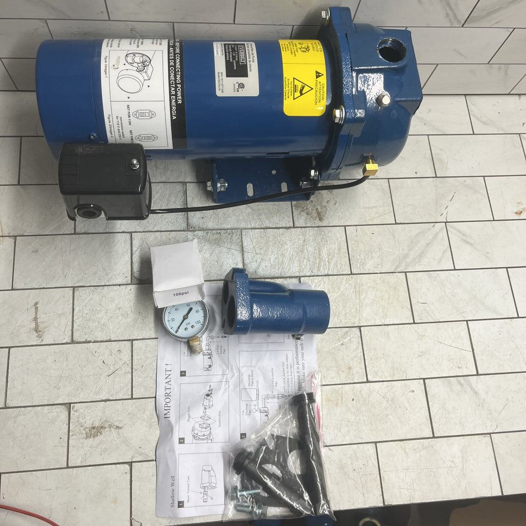 Everbilt HDCWJ10, 1 HP 115/230 Volt Professional Convertible Jet Pump PARTS ONLY