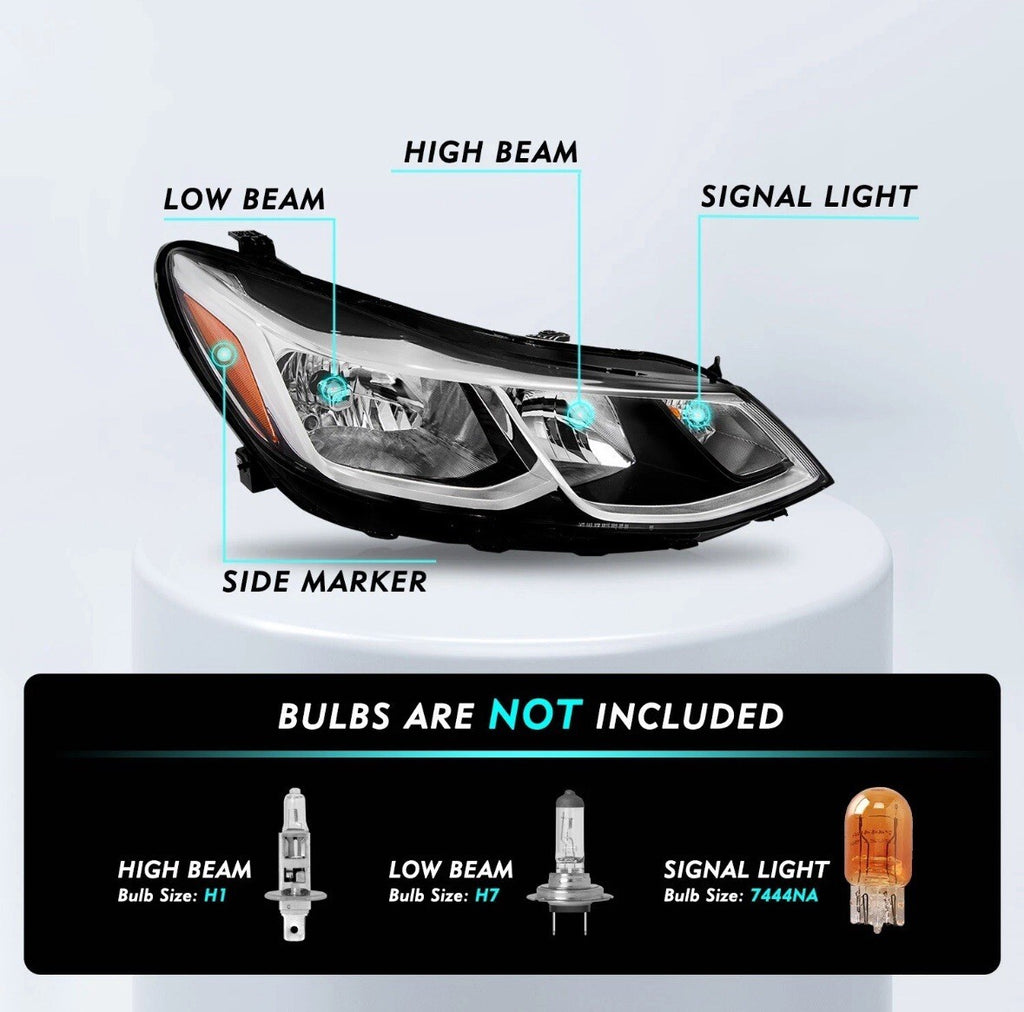 For 2016-2019 Chevy Cruze FACTORY  1pair Headlight Assembly Side 16 17 18 19