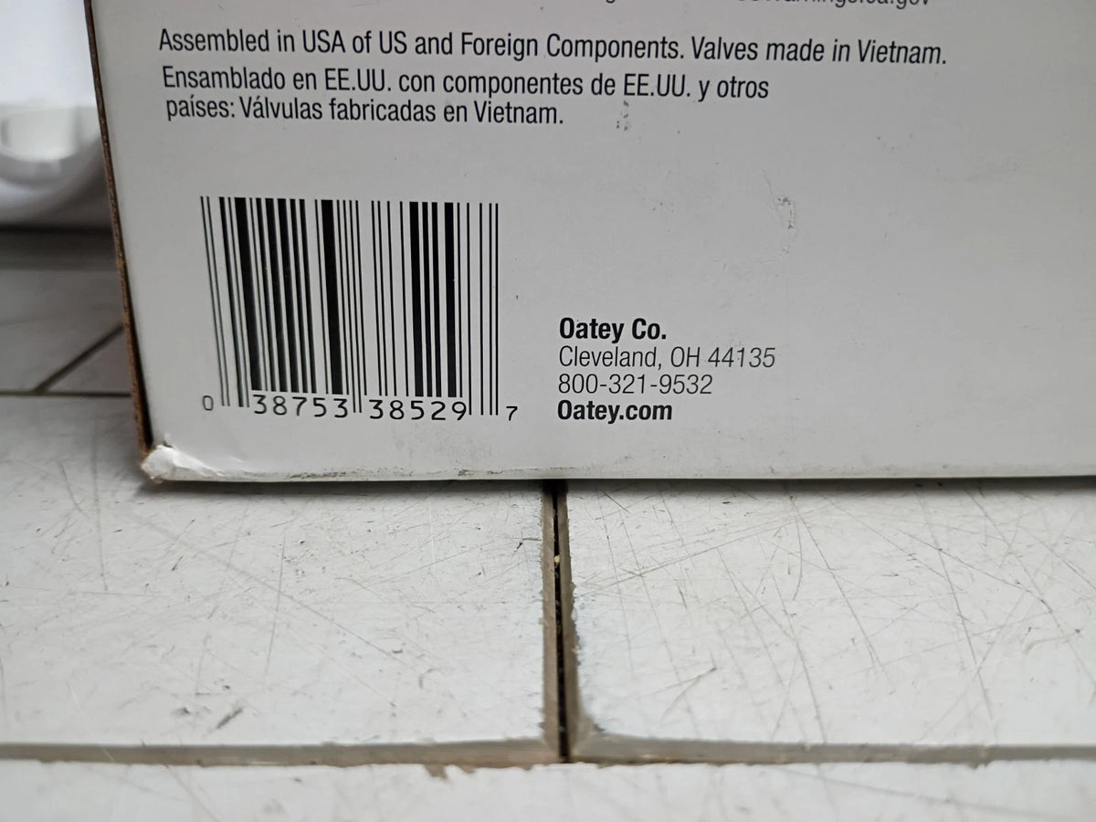(2 Pack) Oatey 38529 Washing Machine Center Drain Outlet Box With Swt Valves OB