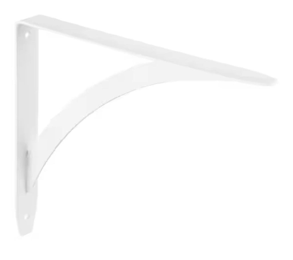 10-PACK Everbilt 10" White Cove Arch Decorative Shelf Brackets NEW