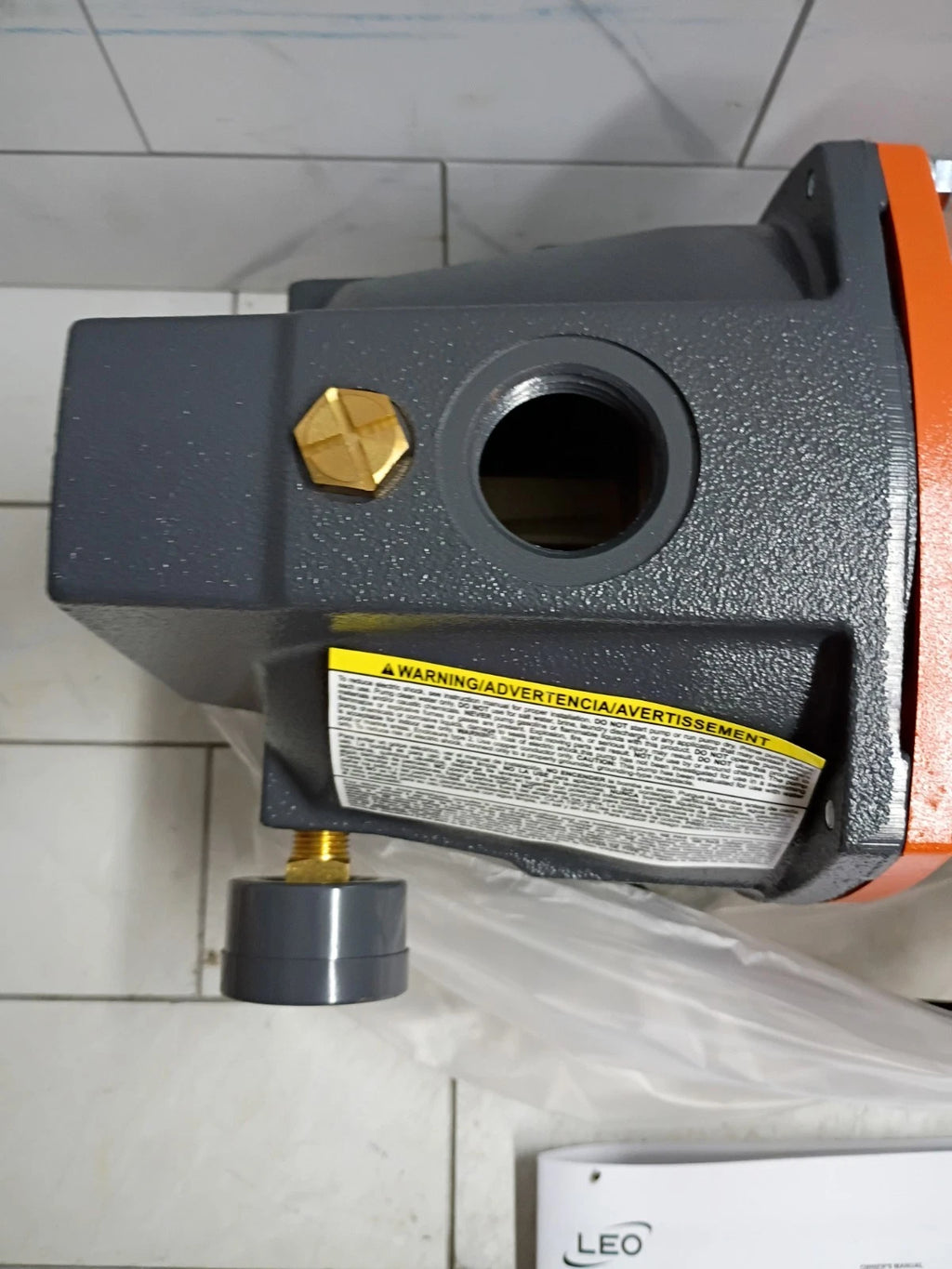 Leo UJm50-1, 1/2HP 115/230-Volt Cast Iron Shallow Well Jet Pump, Open Box