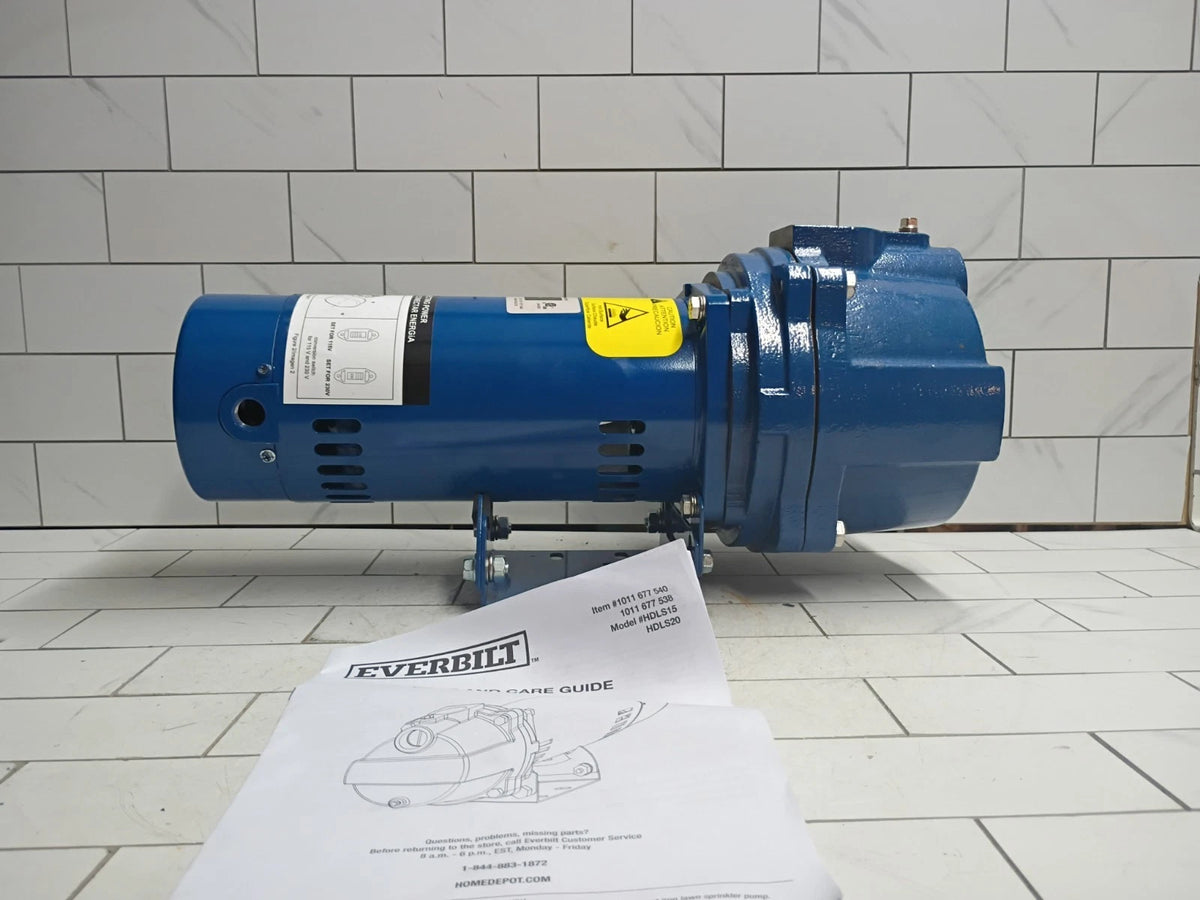 Everbilt HDLS15, 1-1/2 HP Cast Iron Lawn Irrigation Pump PARTS ONLY