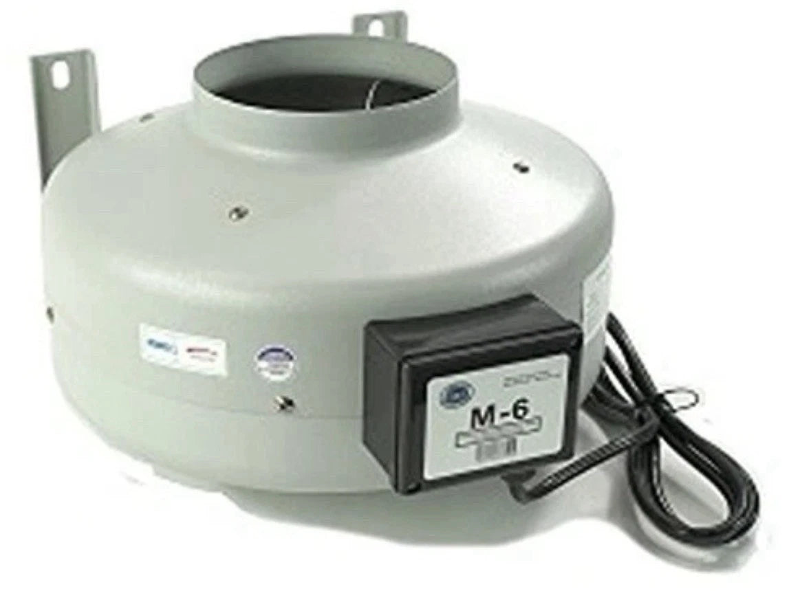 Tjernlund M-6 Metal High Pressure In-Line Duct Booster Fan 530 CFM 6" Duct