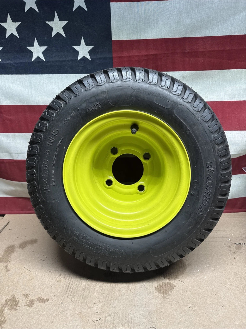 Rear Wheel And Tire For Ryobi Z30Li 80V Zero Turn Lawn Mower