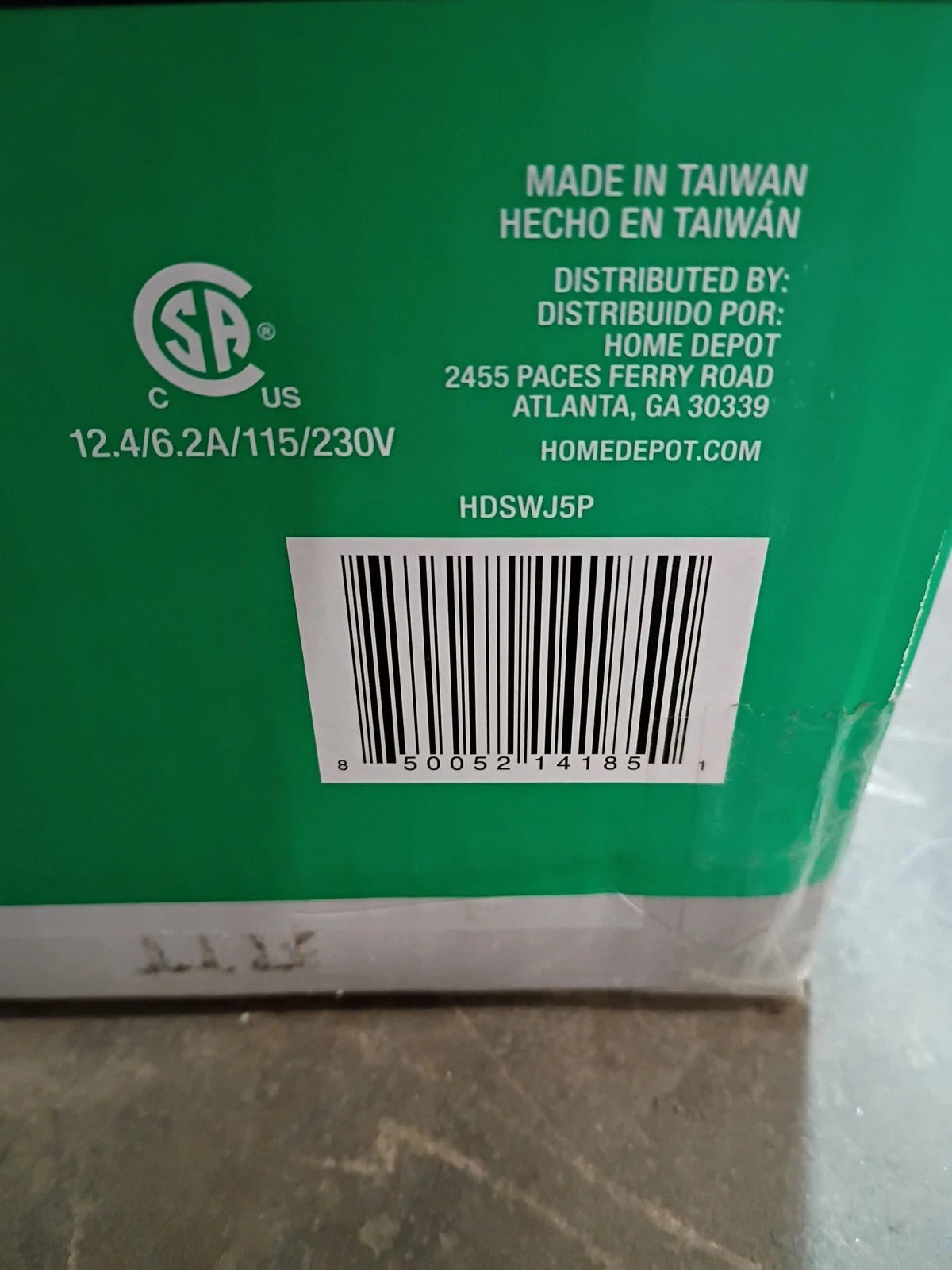 Everbilt HDSWH5P 1/2 HP Plastic Shallow Well Jet Pump New Open Box
