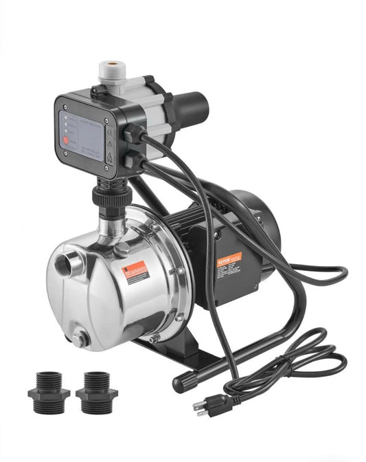 VEVOR Shallow Well Pump, 1HP 115V, 1200 GPH 145 ft Head…