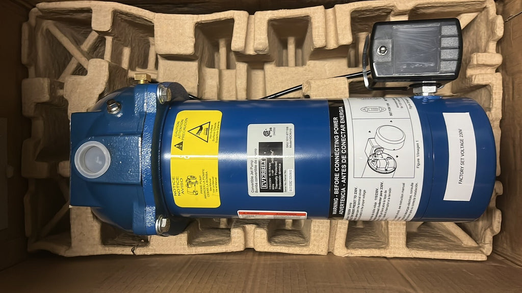 Everbilt HDCWJ10 1HP Professional Convertible Jet Pump NEW OPEN BOX