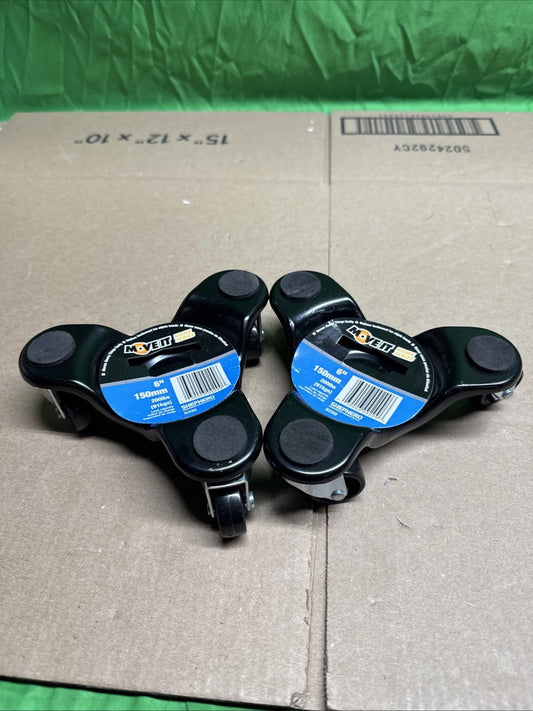 (LOT OF 2) 6 In. Steel Tri-Dolly With 200 Lb. Load Rating