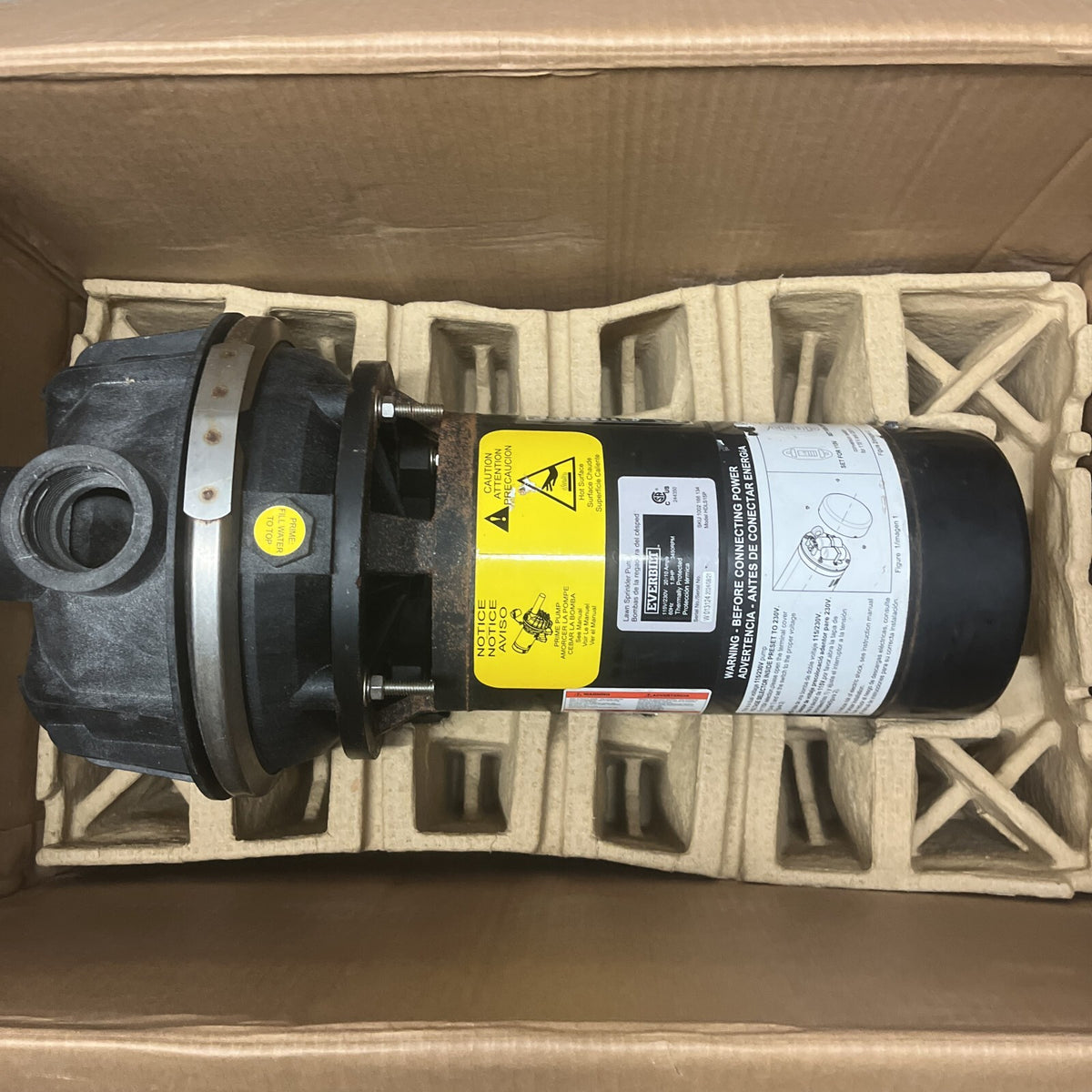 Everbilt HDLS15P 1-1/2 115/230 Volts HPlastic Lawn Irrigation Pump *Parts*