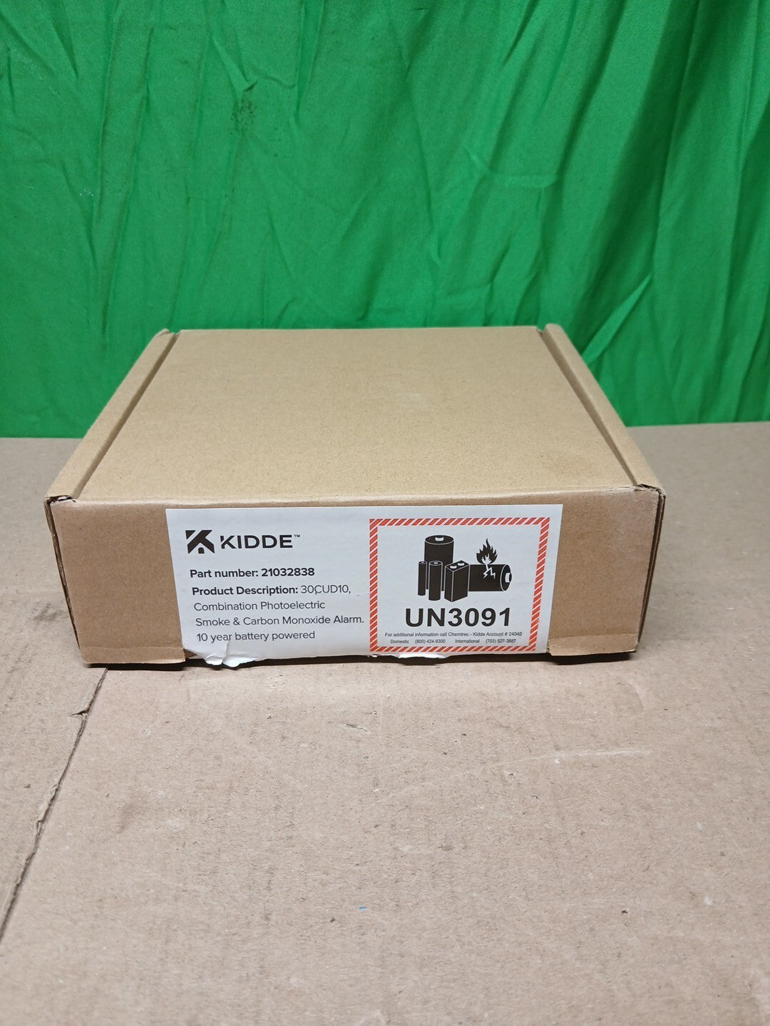 Kidde Smoke & CO Detector, 10-Year Battery, LED Warning Indicators 30CUD10..