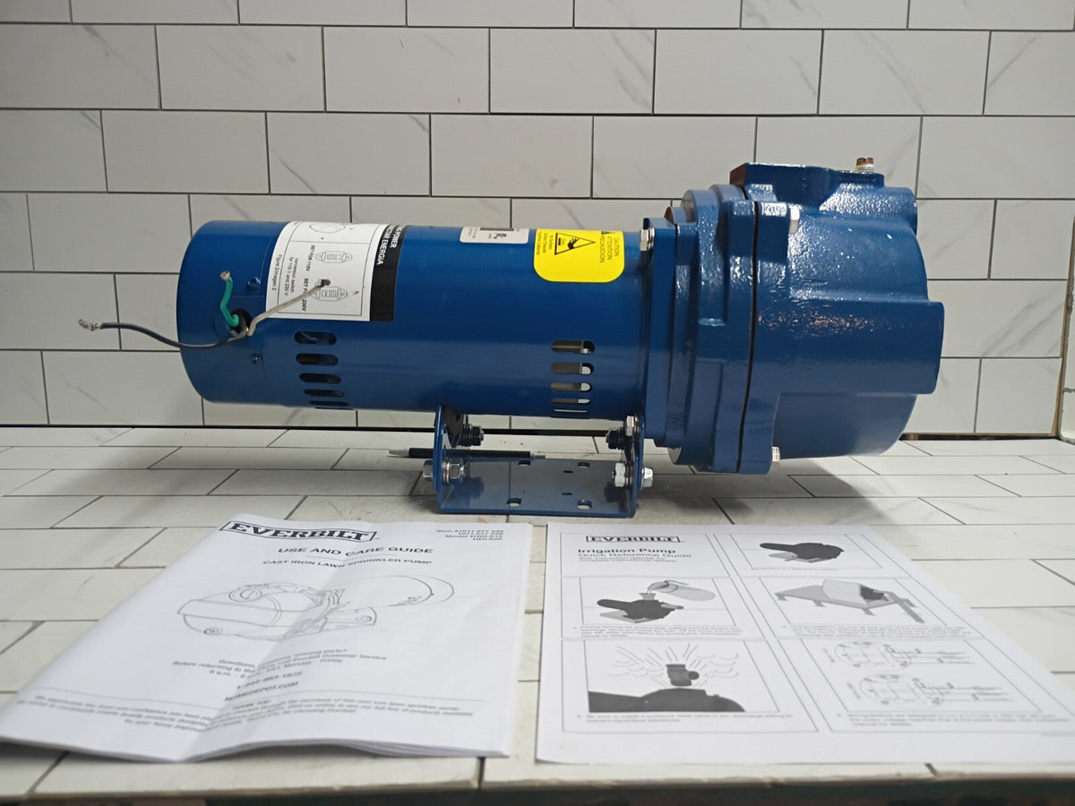 Everbilt HDLS15, 1-1/2 HP Cast Iron Lawn Irrigation Pump PARTS ONLY