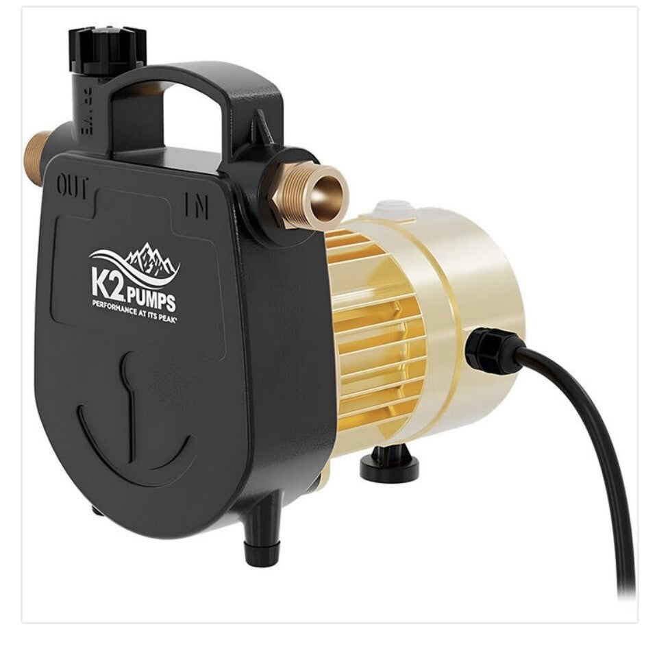K2 UTT05001K Pumps Utility Transfer Pump 1/2 Hp Cast Iron 7A 1500GPH OPEN BOX