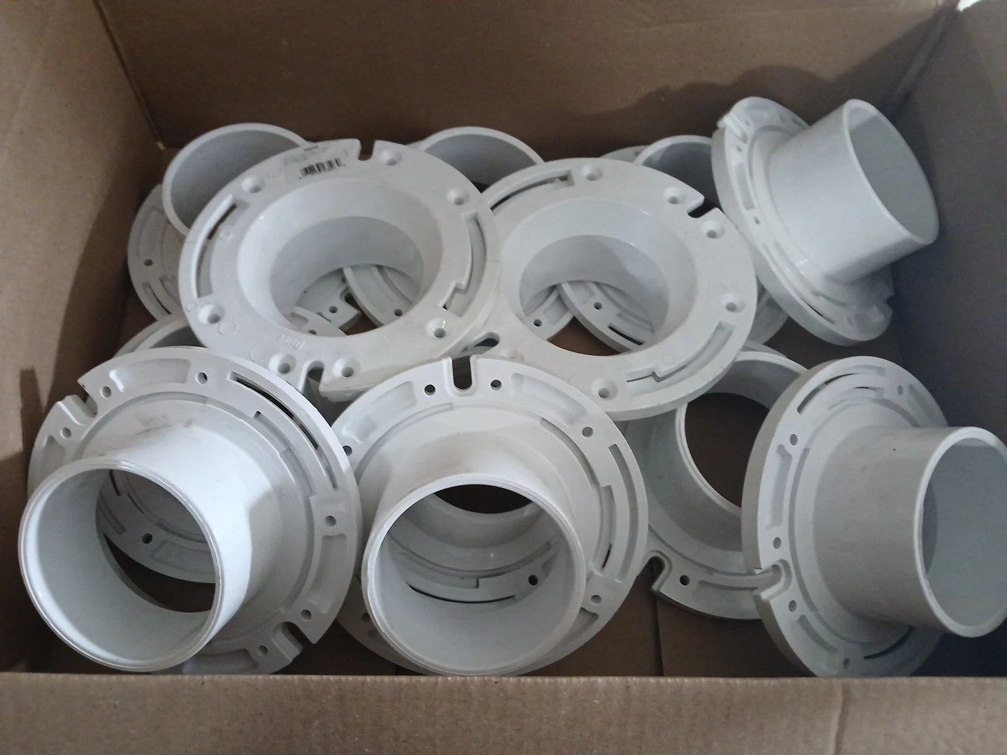 12- PK Oatey 3x4 Pvc Toilet Flange New OB