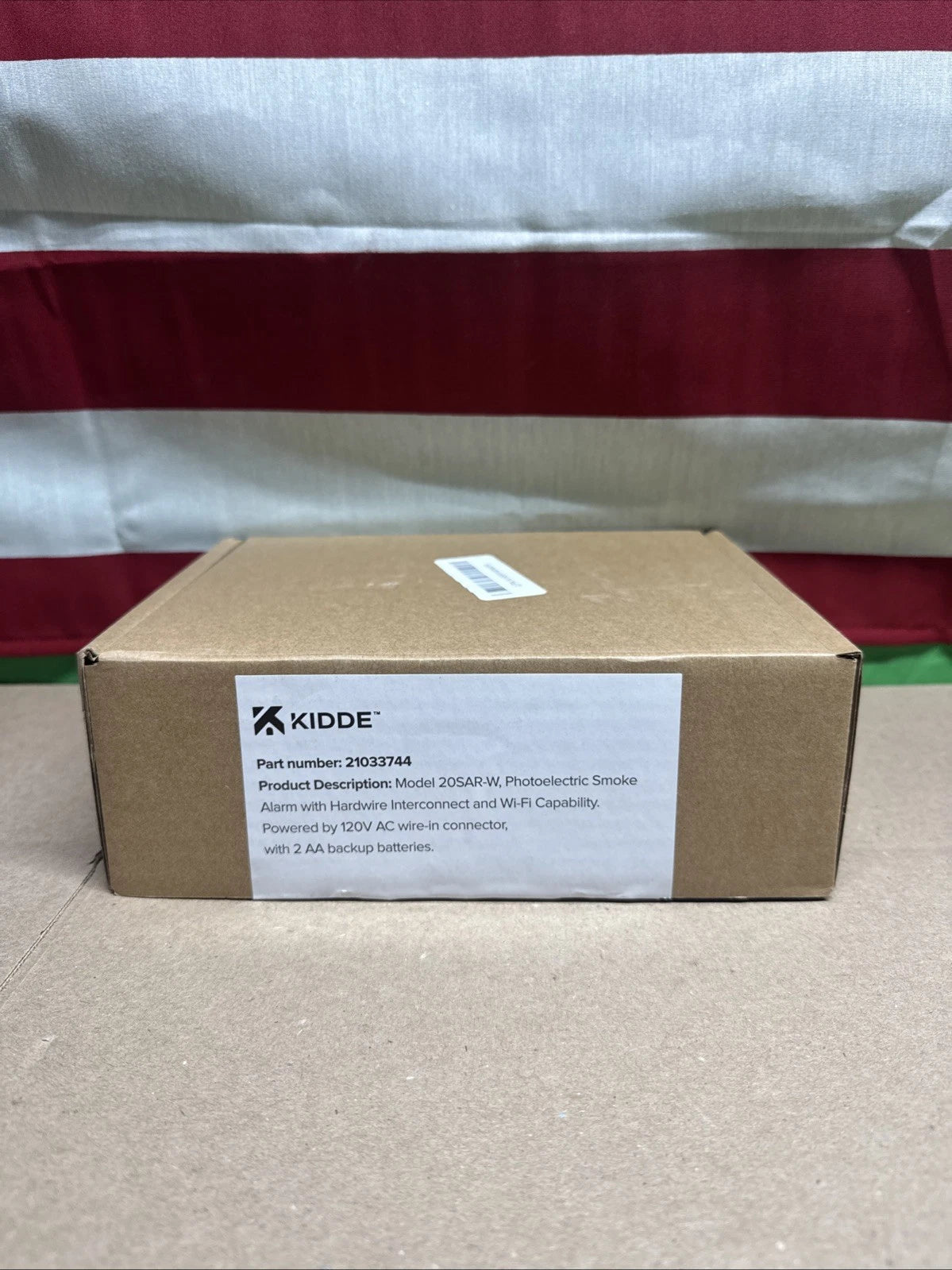 BRAND NEW Kidde Smart Smoke Alarm Detector WIRED Model 20SAR-W Wi-Fi