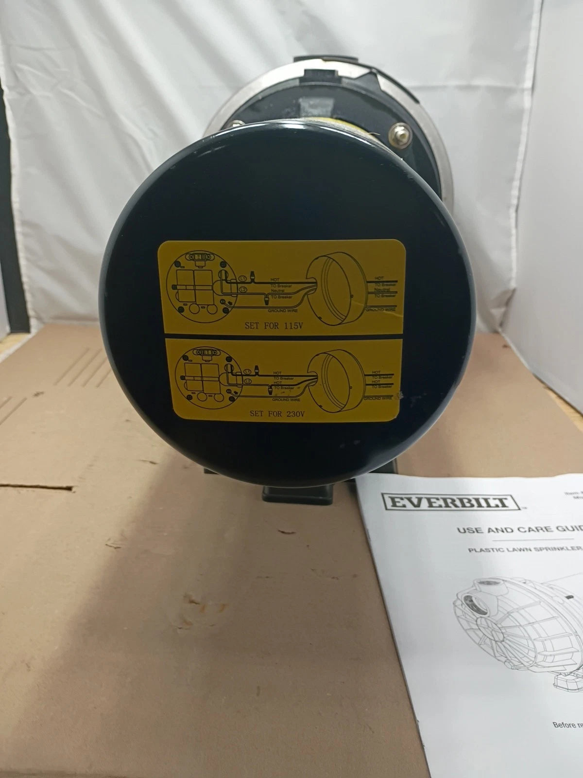 Everbilt Lawn Irrigation Pump Plastic 1.5HP HDLS15P PARTS ONLY
