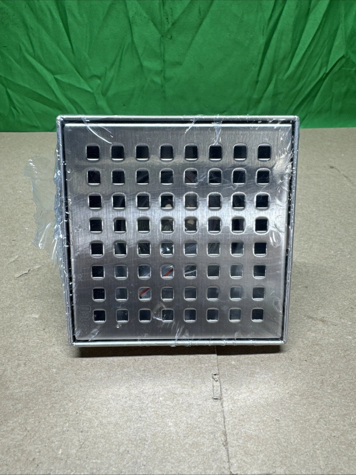 Designline 4 in. x 4 in. Stainless Steel Square Shower Drain w/ Drain Cover