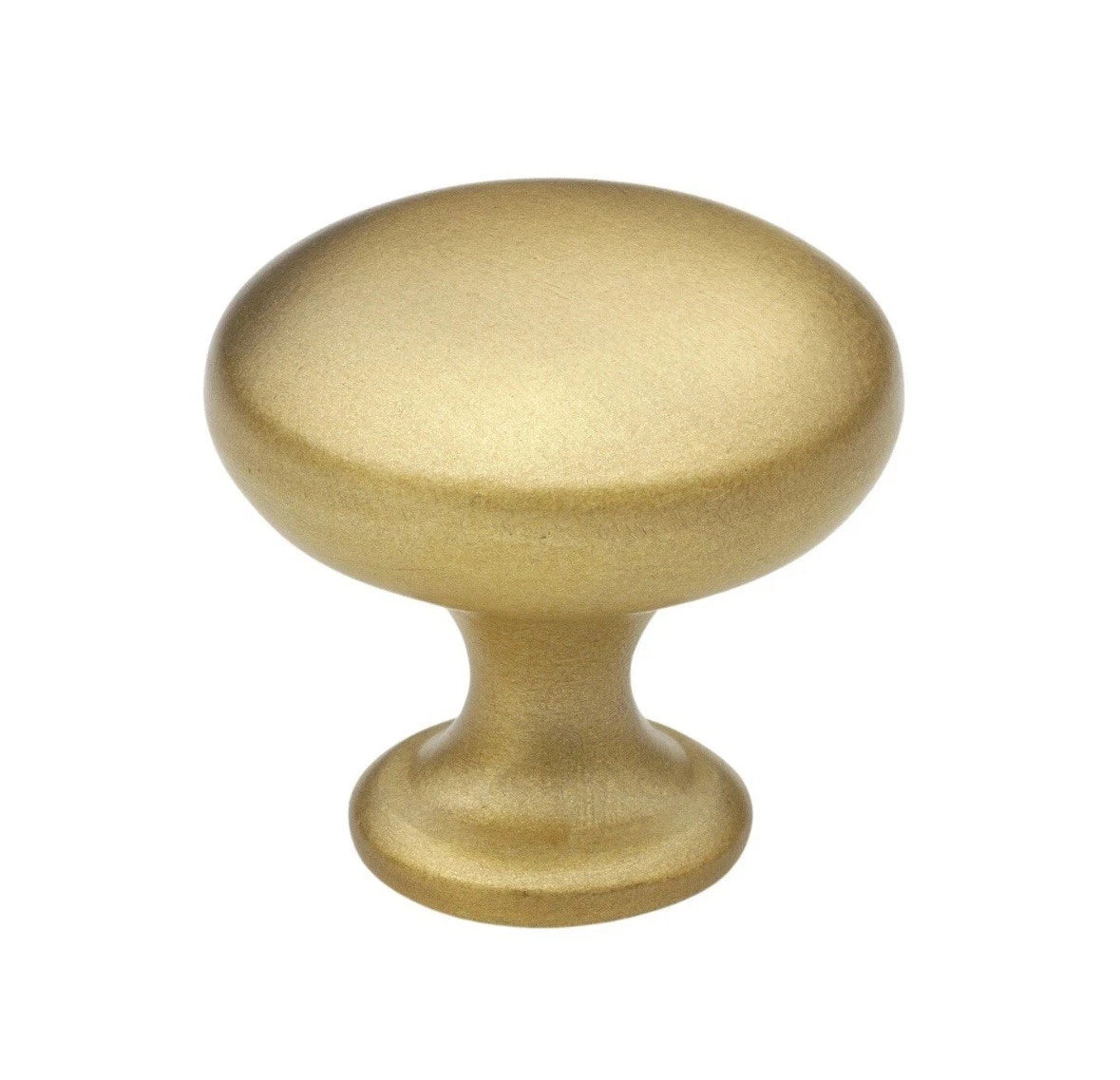 8PK GlideRite 1-1/8" Classic Round Cabinet Hardware Knob Satin Gold - 5411-SG-1