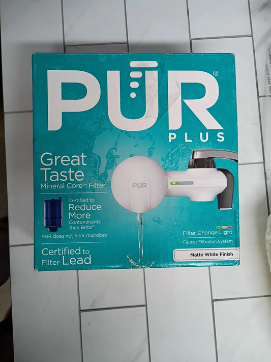 PUR Plus 328785007015 Great Taste Mineral Core Filter NEW OPEN BOX Complete Set
