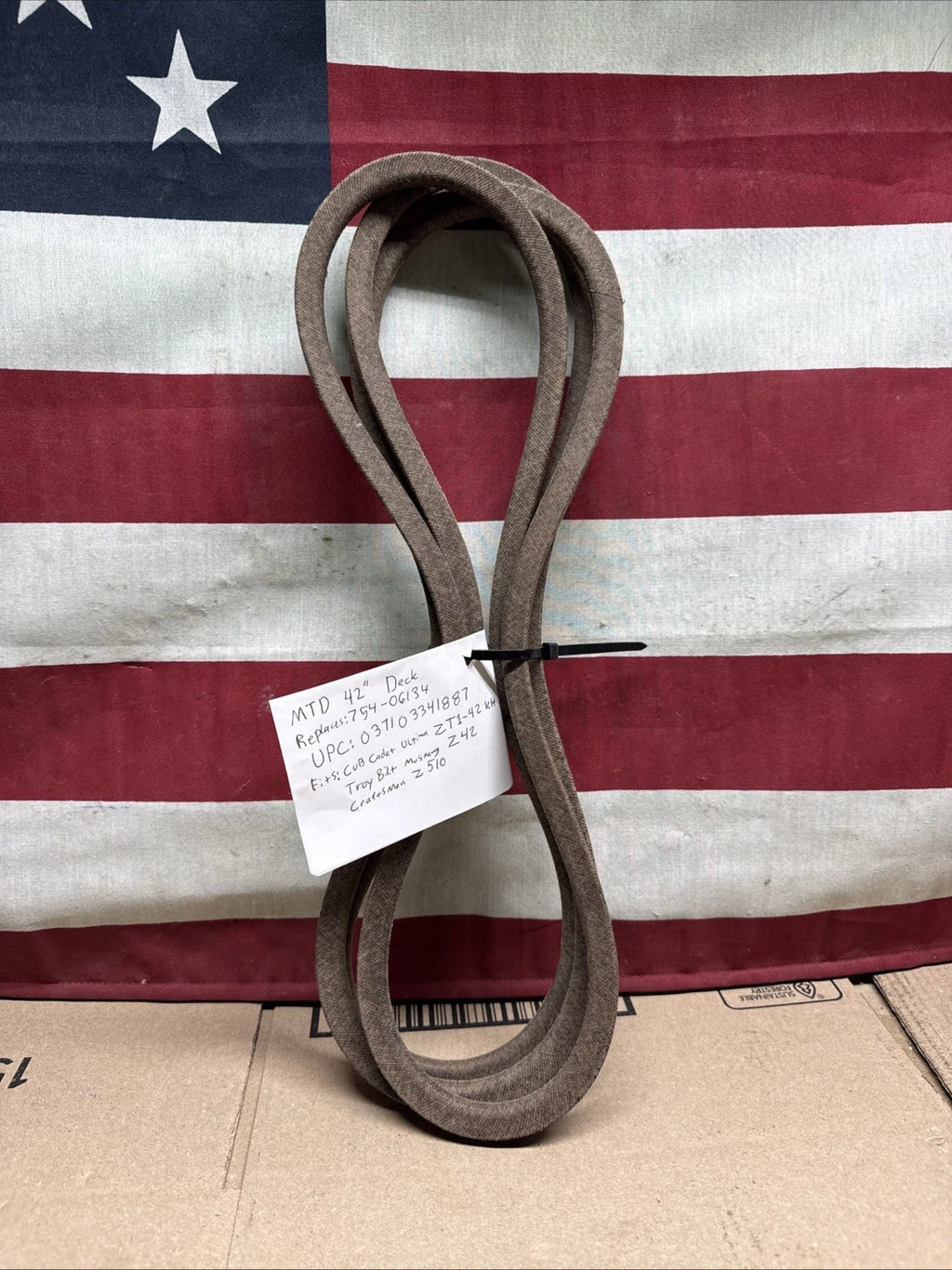CUB CADET MTD ELITE OEM 42" RZT DECK DRIVE BELT 490-501-C081 754P06134 754-06134