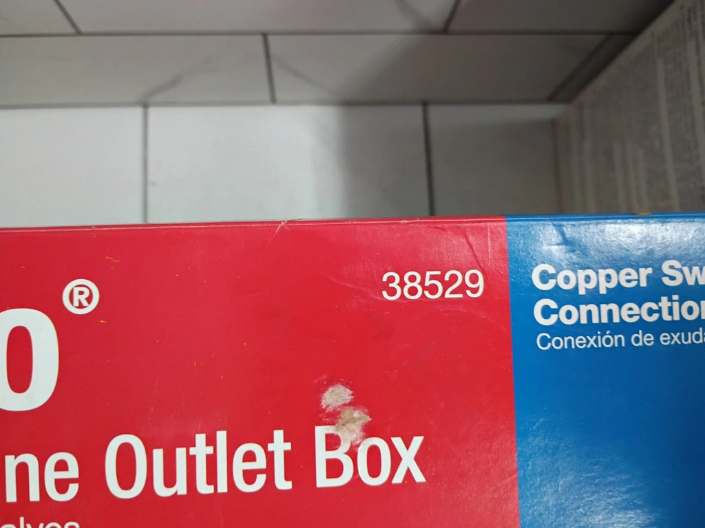 (2 Pack) Oatey 38529 Washing Machine Center Drain Outlet Box With Swt Valves OB