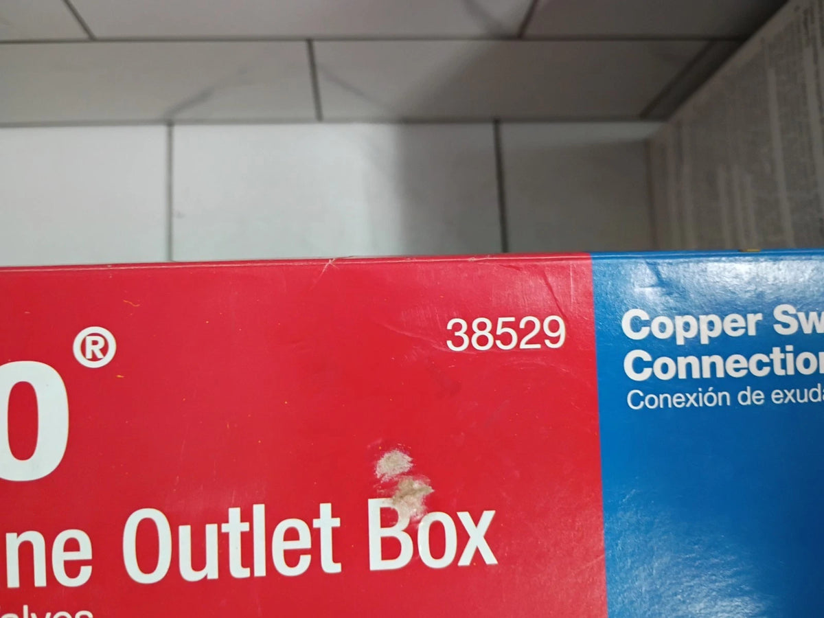 (2 Pack) Oatey 38529 Washing Machine Center Drain Outlet Box With Swt Valves OB