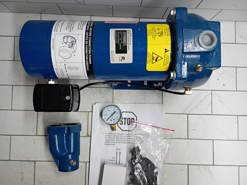 Everbilt HDCWJ10 1 HP Professional Convertible Jet Pump FOR PARTS READ