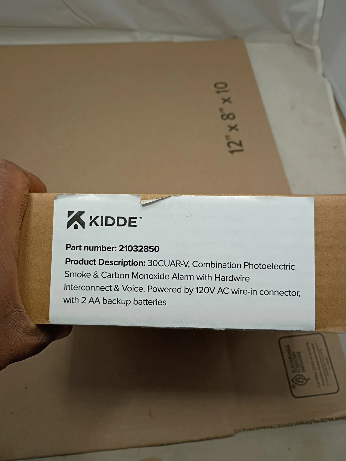 Kidde Detect 30CUDR / 21032830 Combination Smoke & Carbon Monoxide Alarm, White